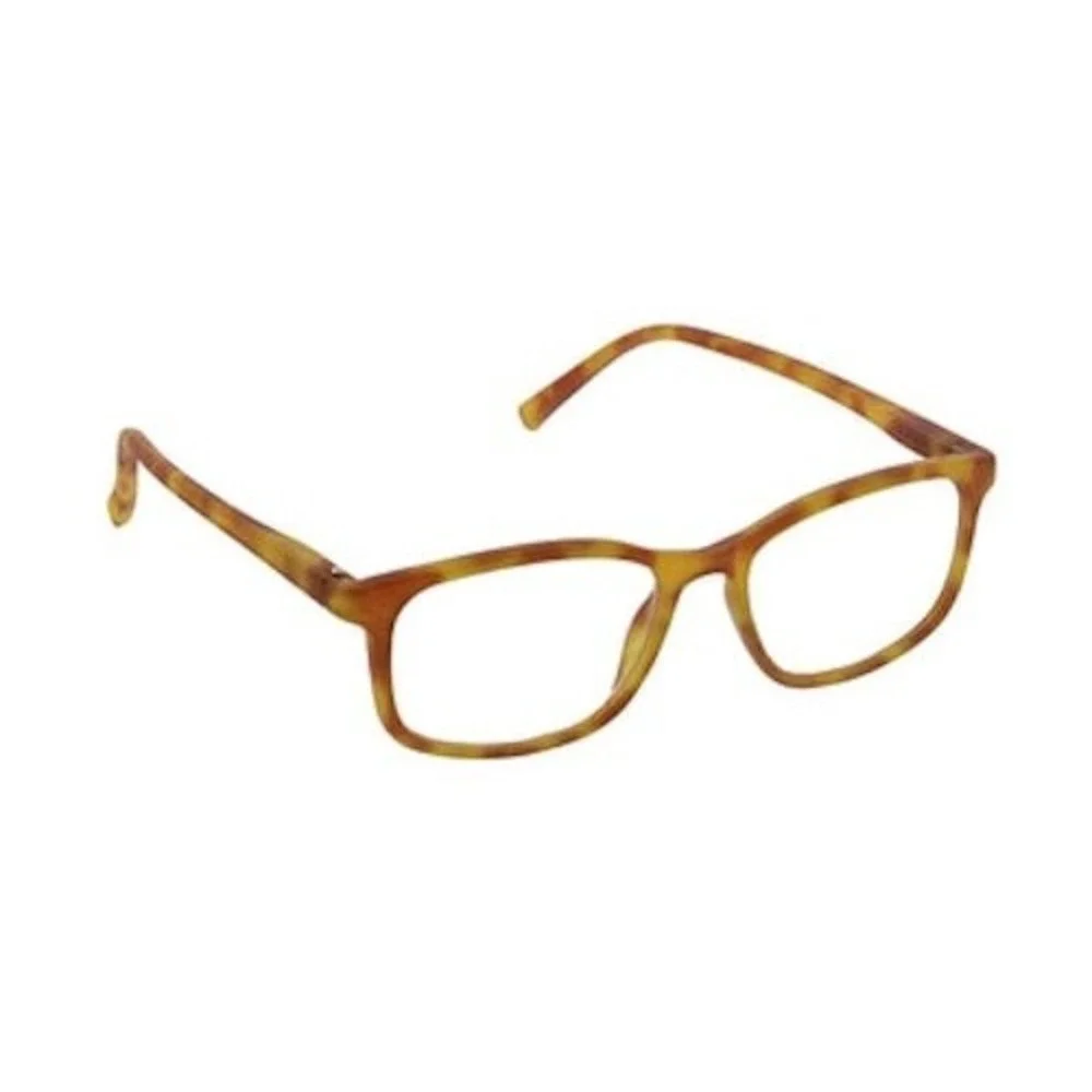 NEW HONEY TORTOISE PEEPERS BLUE LIGHT READING GLASSES +2.25‎